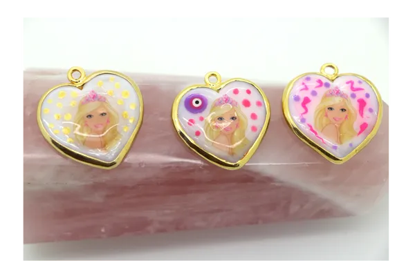 MURANO GLASS BARBIE PENDANT | 35MM| ONE UNIT 1X | FREE GIFT