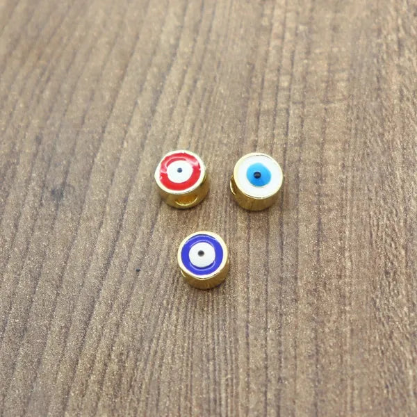 Simple Evil Eye Slider Bead