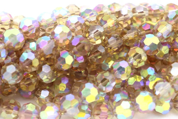 FACETED SWAROVSKI CUT CRYSTAL 12MM/ APPROX 25 PIECES