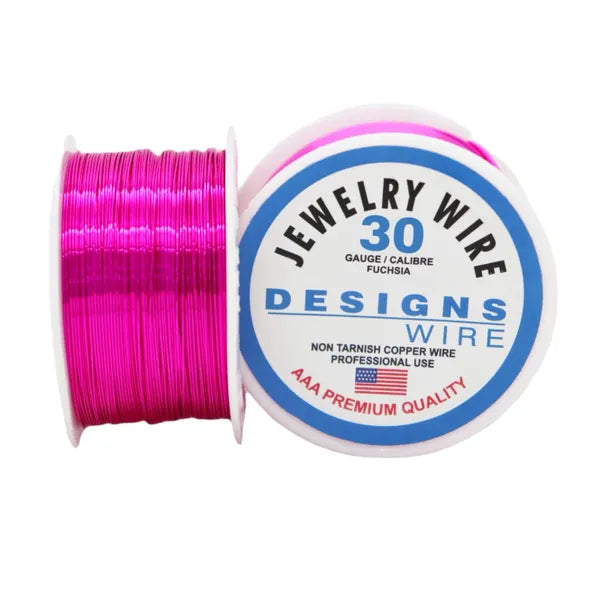 DESIGNS WIRE- Copper wire, Fuchsia Colored