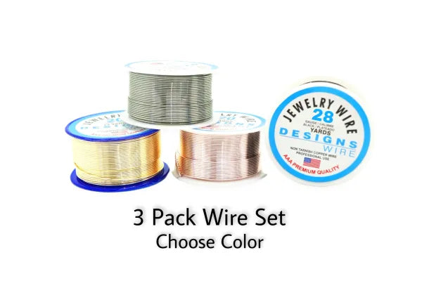 3 PACK / DESIGNS WIRE- Copper wire (EXCLUSIVE PACK PROMO)