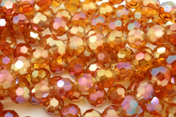 FACETED SWAROVSKI CUT CRYSTAL 12MM/ APPROX 25 PIECES