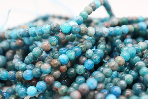 Natural Apatite Round Smooth Beads