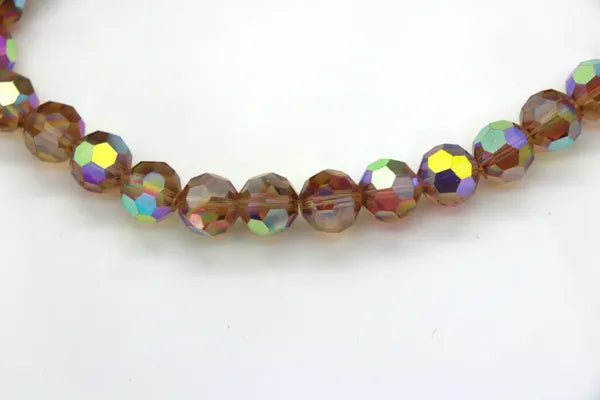 FACETED SWAROVSKI CUT CRYSTAL 12MM/ APPROX 25 PIECES