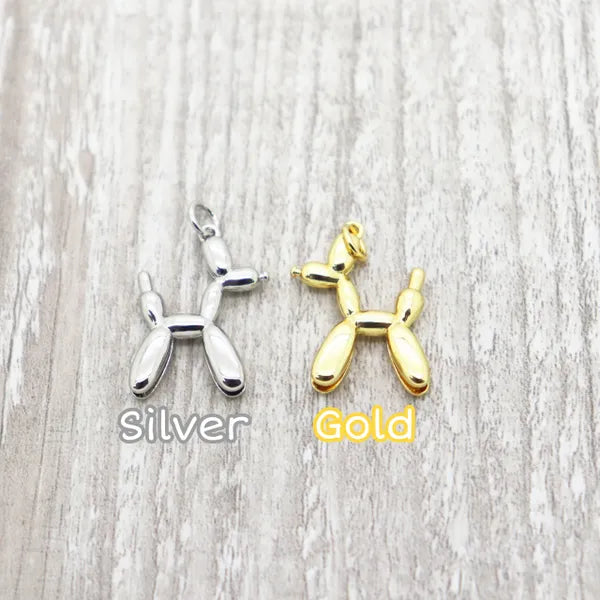 Colorful Balloon Dog Charm