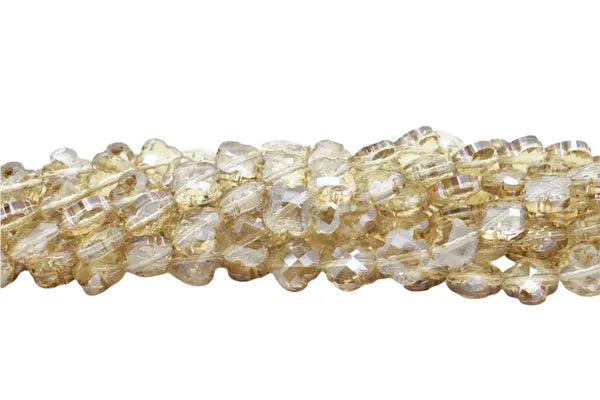 MINI CROSS CRYSTALS 12MM | ONE STRAND 30 BEADS