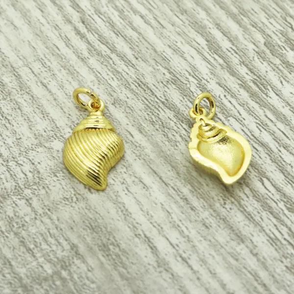 Gold Plated Conchita Shell Charm