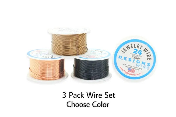 3 PACK / DESIGNS WIRE- Copper wire (EXCLUSIVE PACK PROMO)