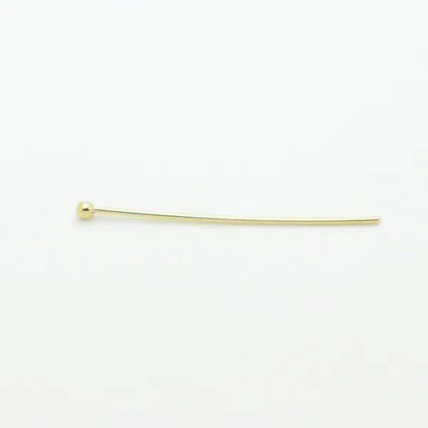 18K GOLD PLATED HEAD PIN | 2.5 GRAMS PACK