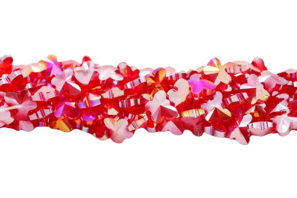 BUTTERFLY CRYSTALS 15MM | ONE STRAND 30 BEADS