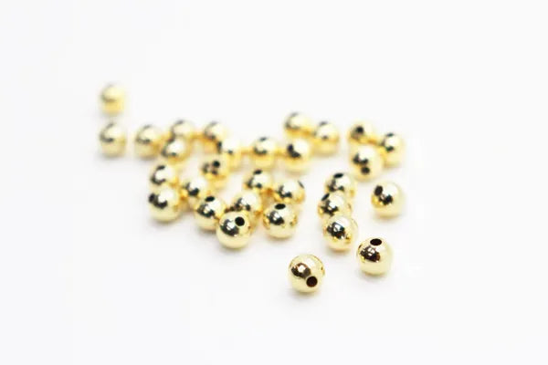 18 KT Gold Plated Space Beads