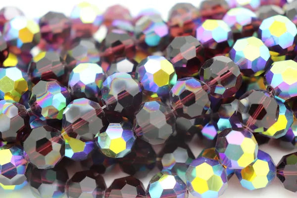 FACETED SWAROVSKI CUT CRYSTAL 12MM/ APPROX 25 PIECES