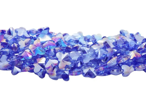 BUTTERFLY CRYSTALS 15MM | ONE STRAND 30 BEADS