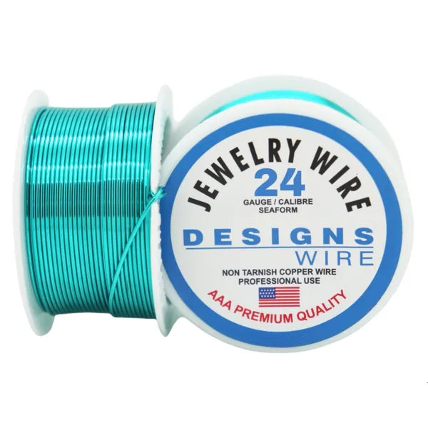 DESIGNS WIRE- Copper wire, Seafoam Colored