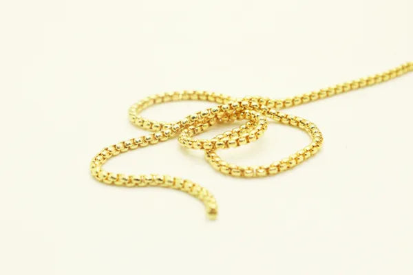 18KT GOLD PLATED/ STAINLESS STEEL SQUARE CHAIN 3MM | ONE FOOT