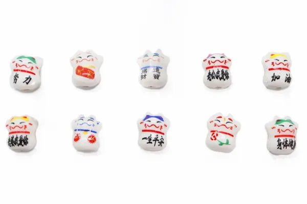 Porcelain Ceramic Lucky Cat