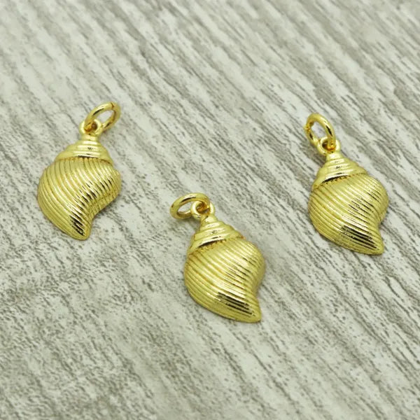 Gold Plated Conchita Shell Charm