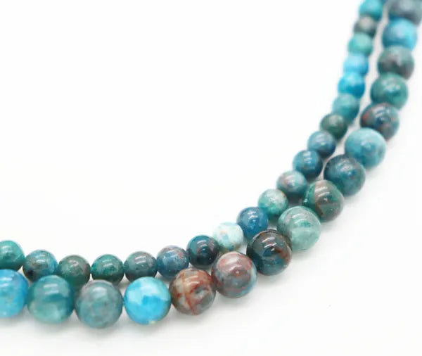 Natural Apatite Round Smooth Beads