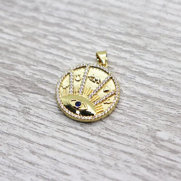 Lucky Sun Eye Pendant