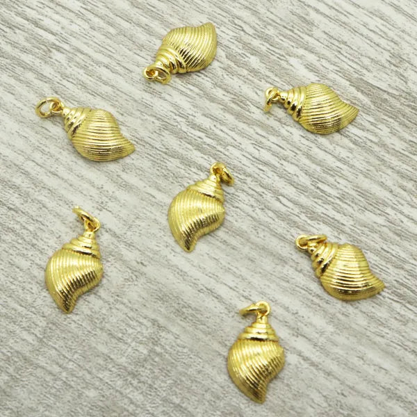 Gold Plated Conchita Shell Charm