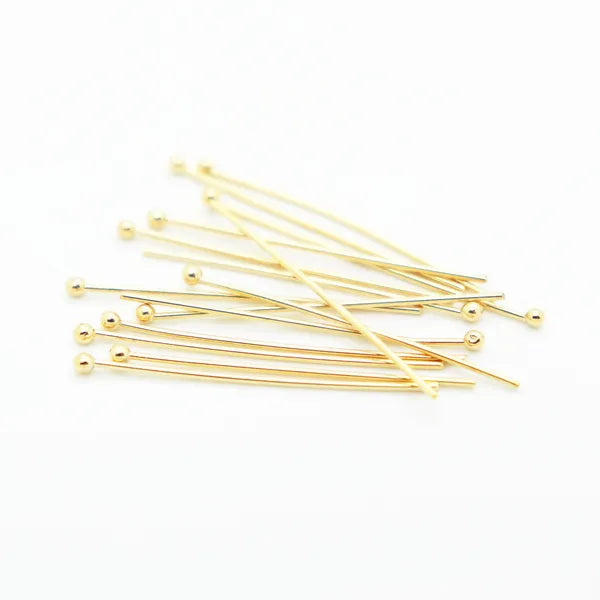 18K GOLD PLATED HEAD PIN | 2.5 GRAMS PACK