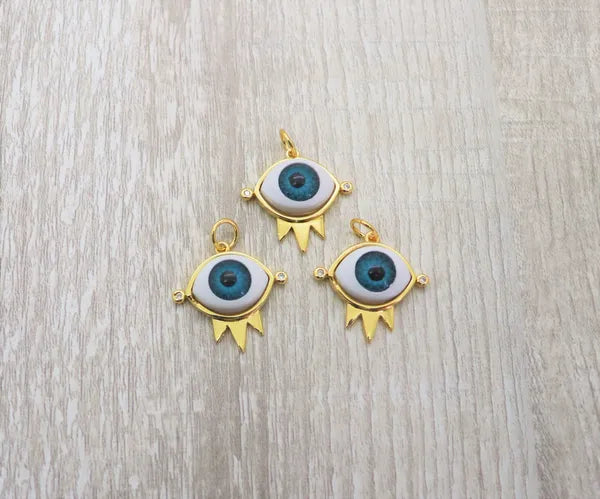 3D Evil Eye Pendant