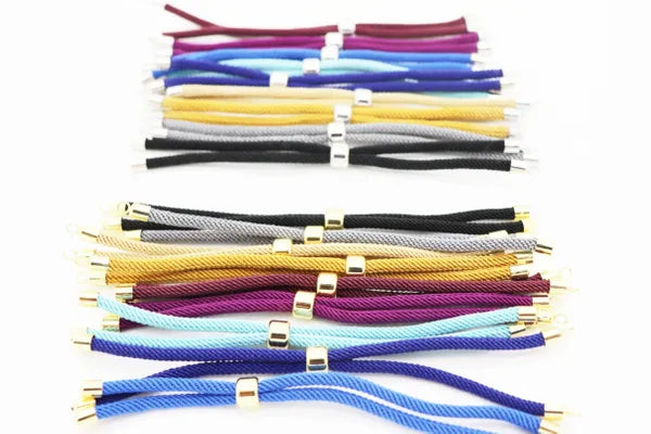 NYLON KNITTED CORD BRACELET BASE MAKINGS