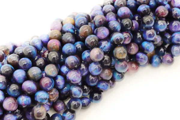 Tiger's Eye Round Smooth Beads