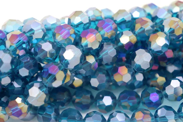 FACETED SWAROVSKI CUT CRYSTAL 12MM/ APPROX 25 PIECES