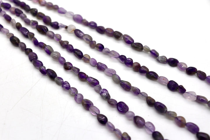 Amethyst Pebble Beads