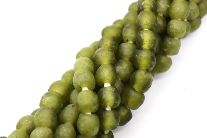 African Sea Glass Beads 10mm