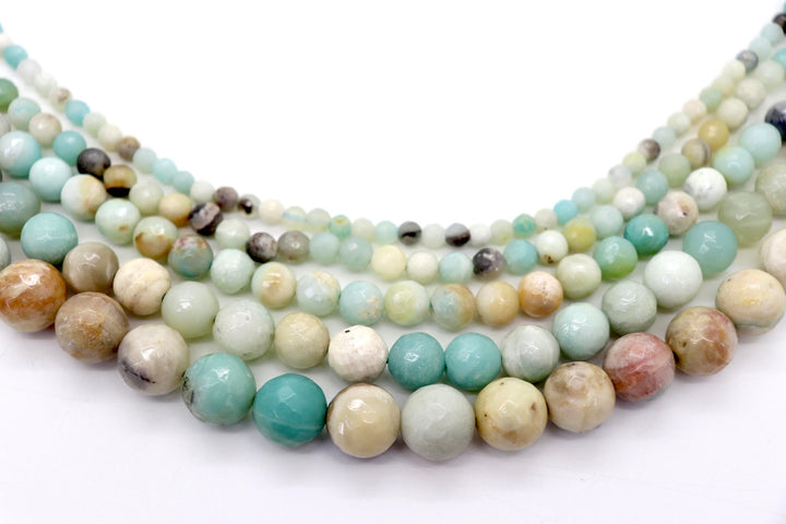 Natural Amazonite Round/Faceted Beads