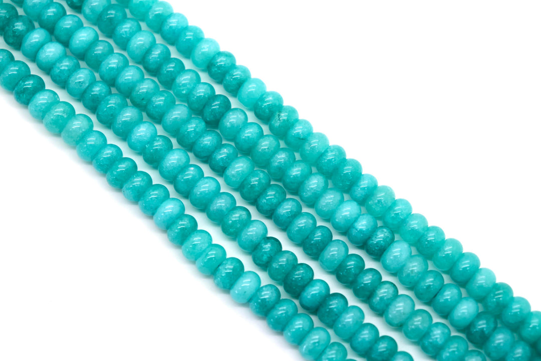 Semi-Precious Rondelle Smooth Beads