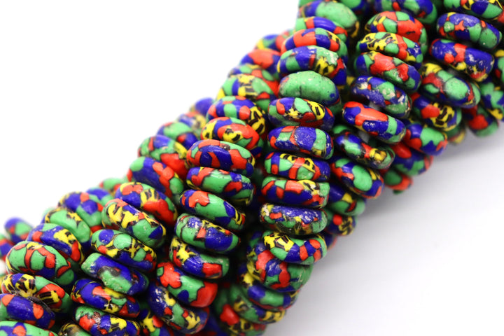 Donut Shaped African Beads 10mm