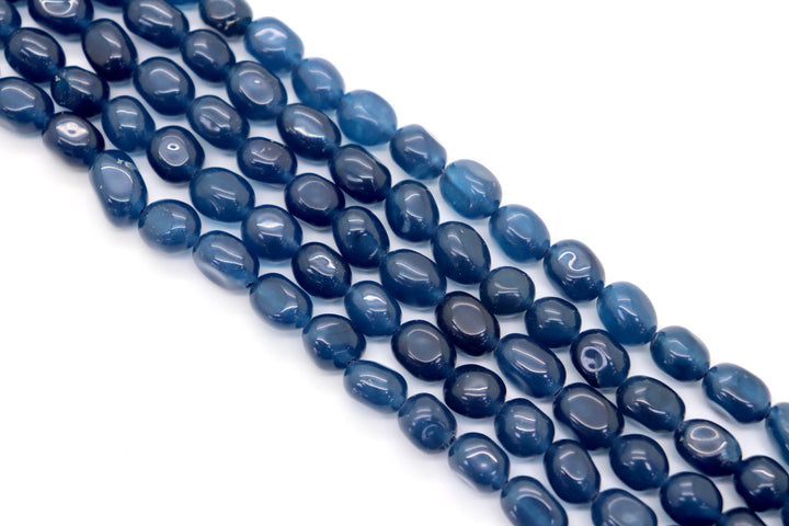 Dyed Jade Pebble Nugget Beads 15.5'' Strand