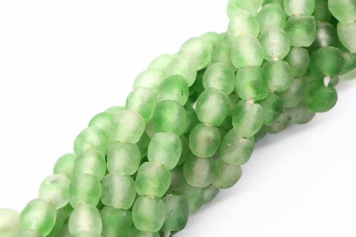 African Sea Glass Beads 10mm