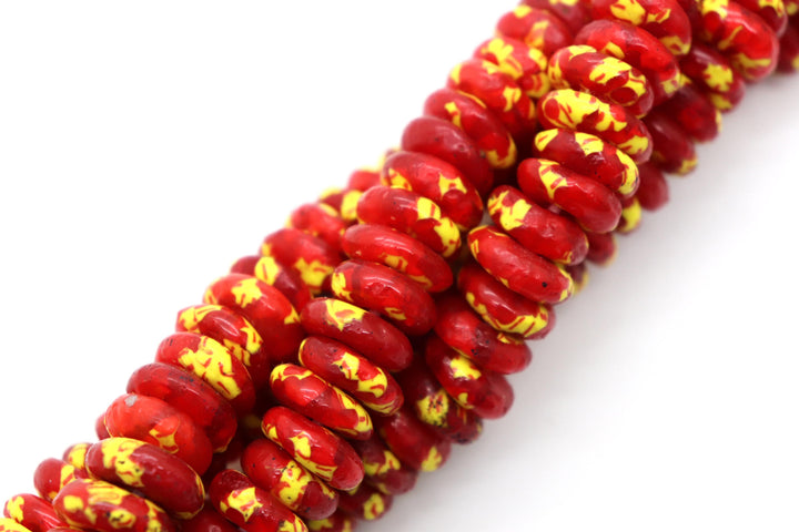 Donut Shaped African Beads 10mm