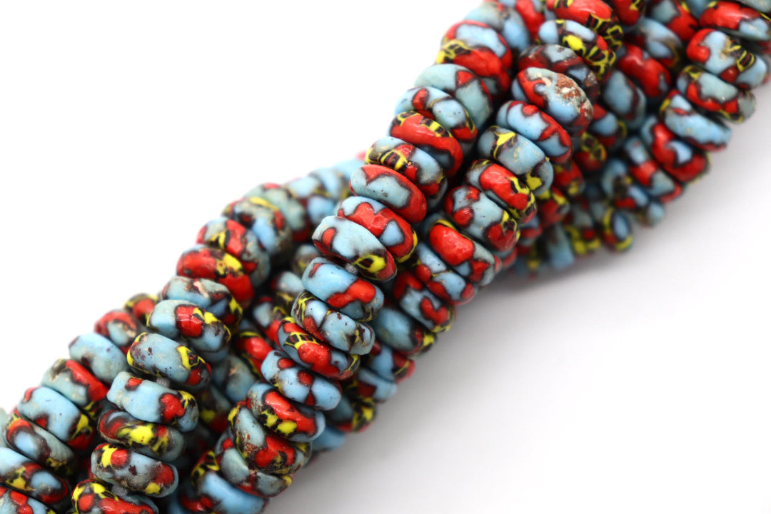 Donut Shaped African Beads 10mm