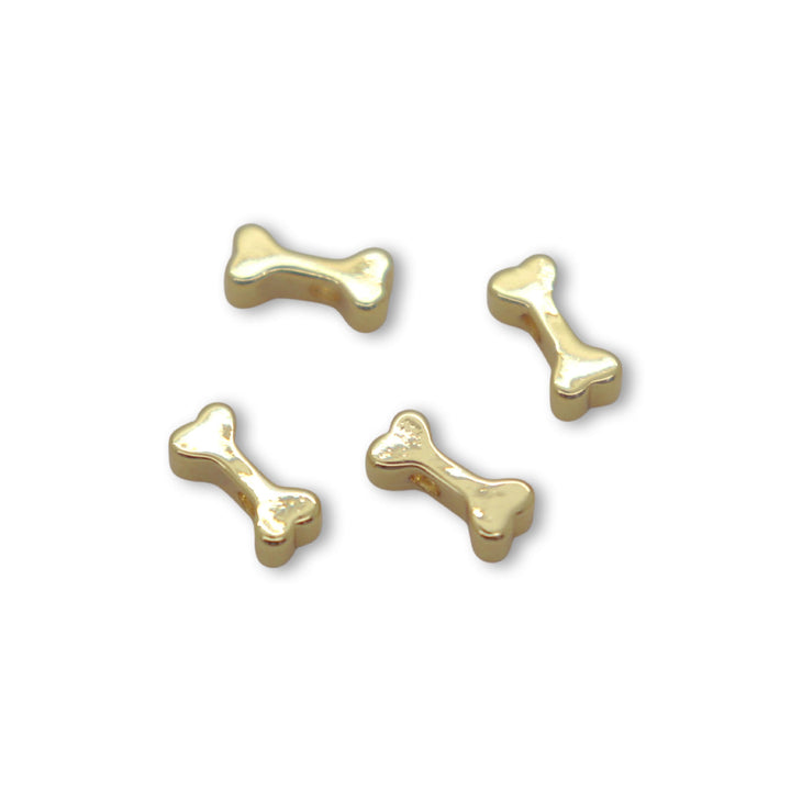 18kt Gold Plated Bone Spacer