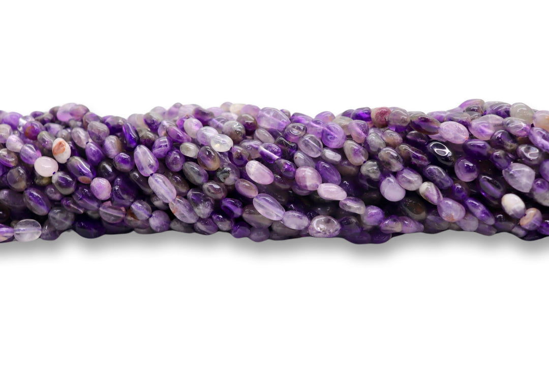 Amethyst Pebble Beads