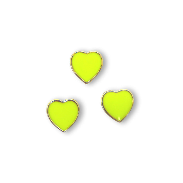 Enamel 18kt Gold plated Heart Spacer