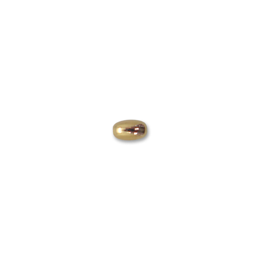 18kt Gold Plated Rice Bead Spacer