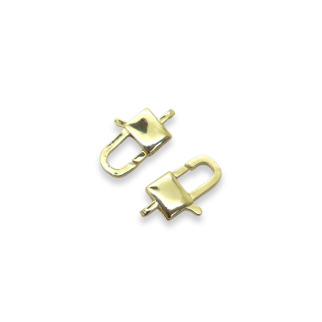 Square Gold Lobster Clasp