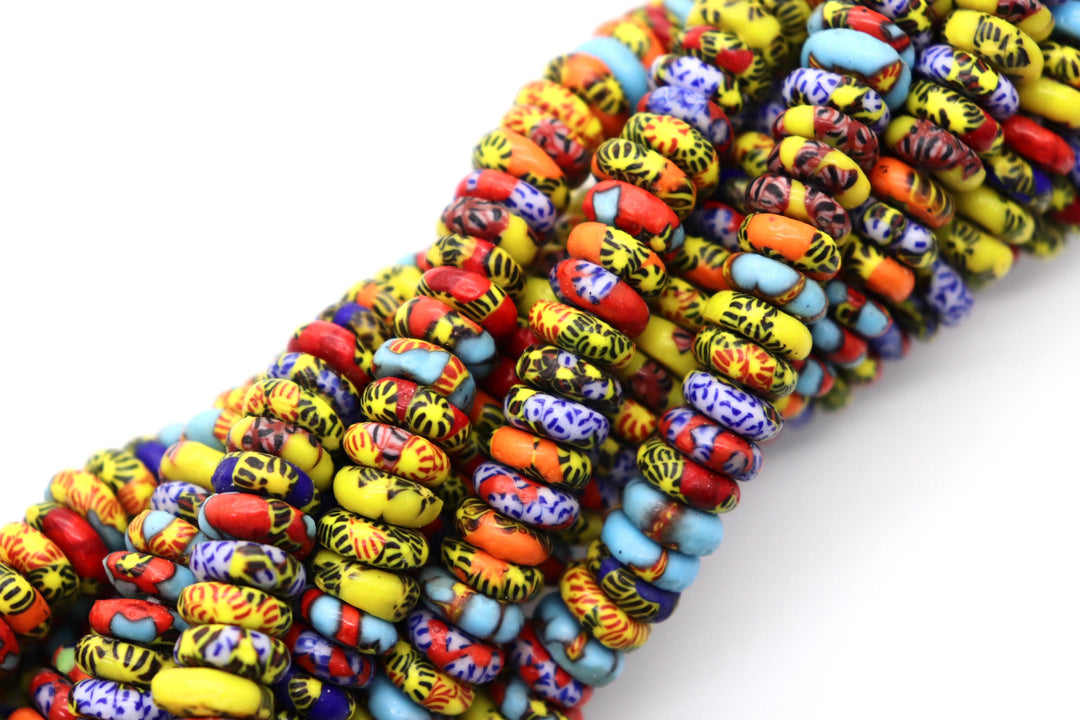 Donut Shaped African Beads 10mm