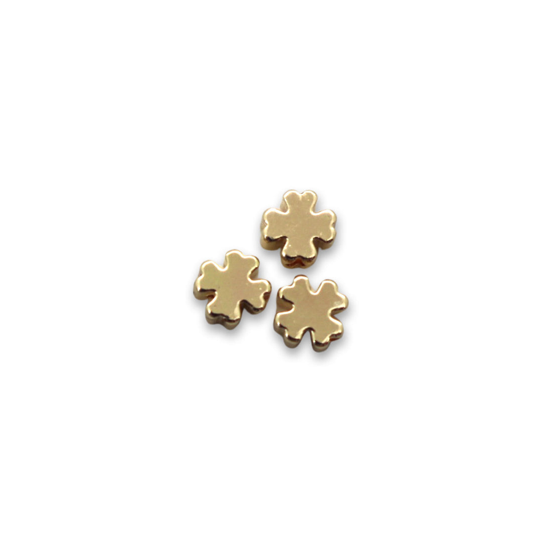 18Kt Gold Plated Flower spacers (verities)