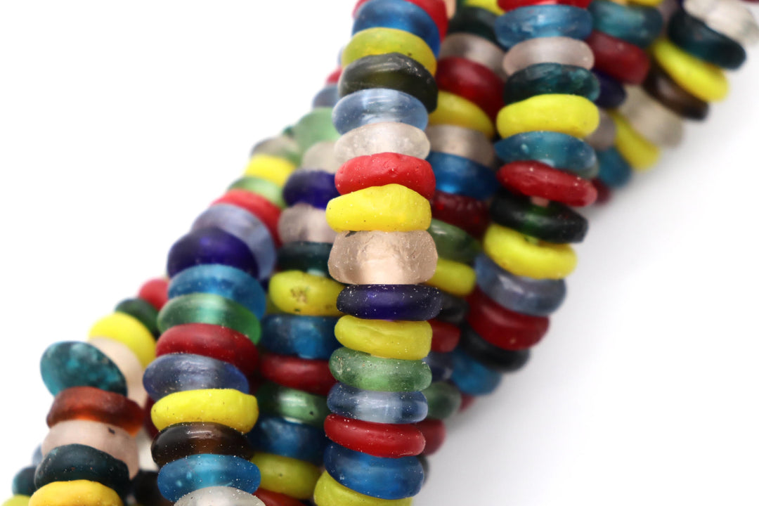 Donut Shaped African Beads 10mm