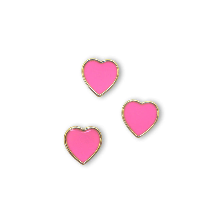 Enamel 18kt Gold plated Heart Spacer