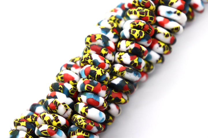 Donut Shaped African Beads 10mm