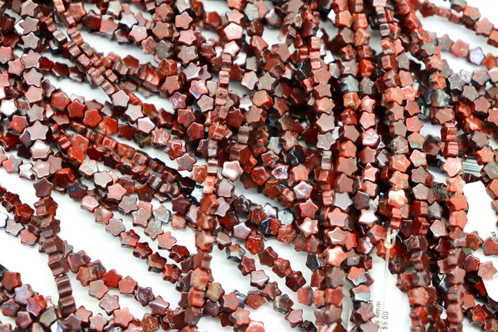 Semi-Precious Star Shaped Beads