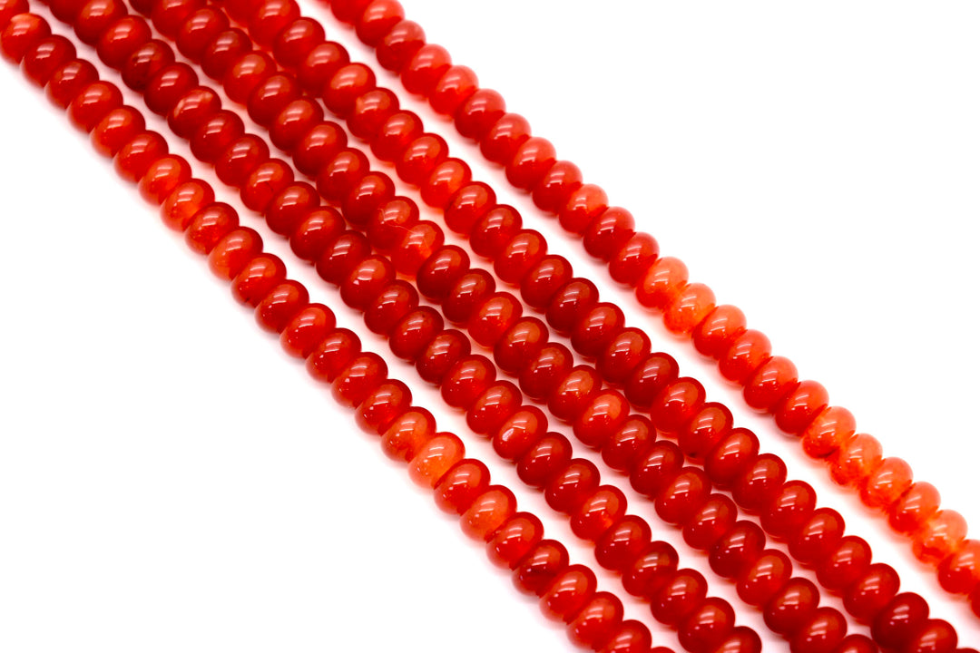 Semi-Precious Rondelle Smooth Beads